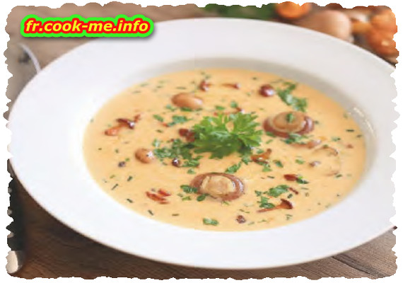 Velouté de champignon de Paris Velouté de champignon de Paris