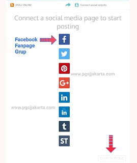 Share Media Social otomatis Fanpage Facebook, Divr.it Conect a social edia page to star posting Divr.it