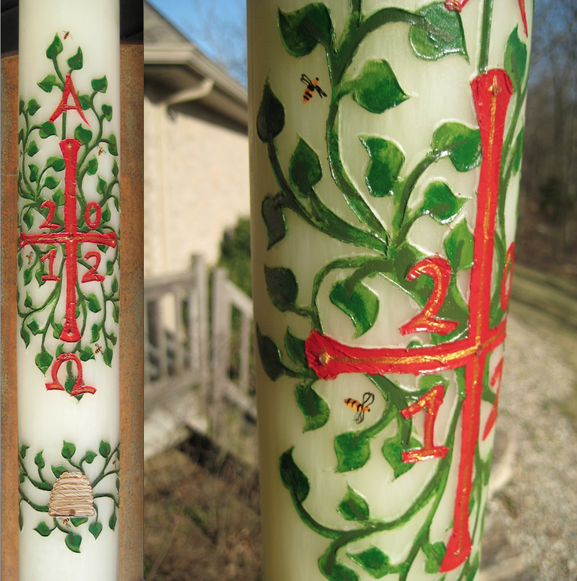 New Liturgical Movement Of Bees, the Exsultet, a Paschal Candle (and