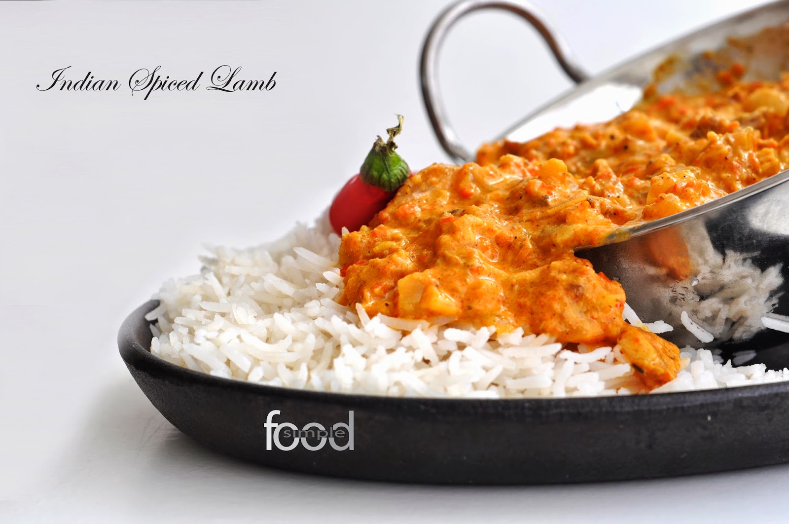 Simple Food Indian Spiced Lamb