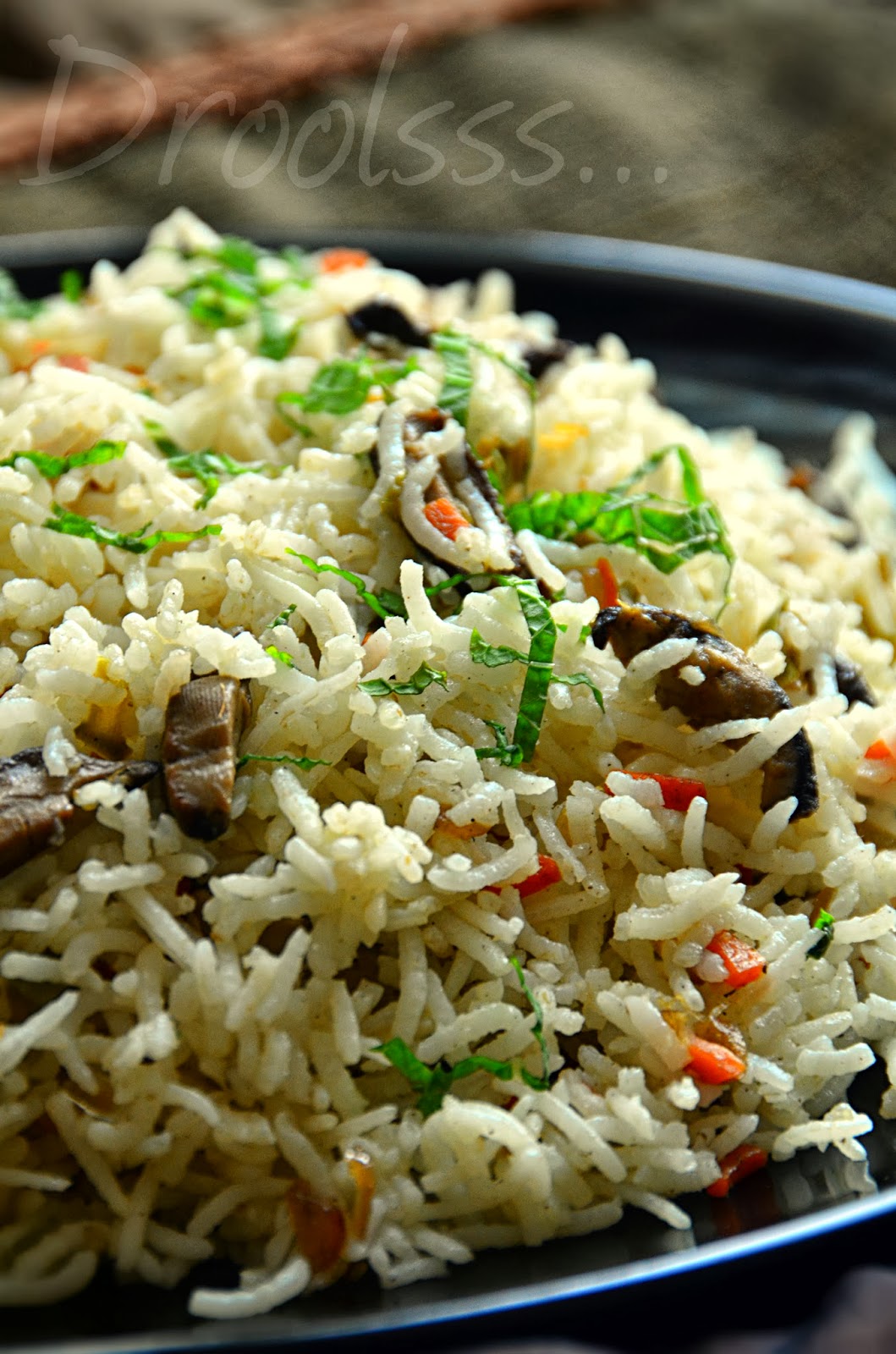 Droolsss . . . Shiitake Mushroom Fried Rice