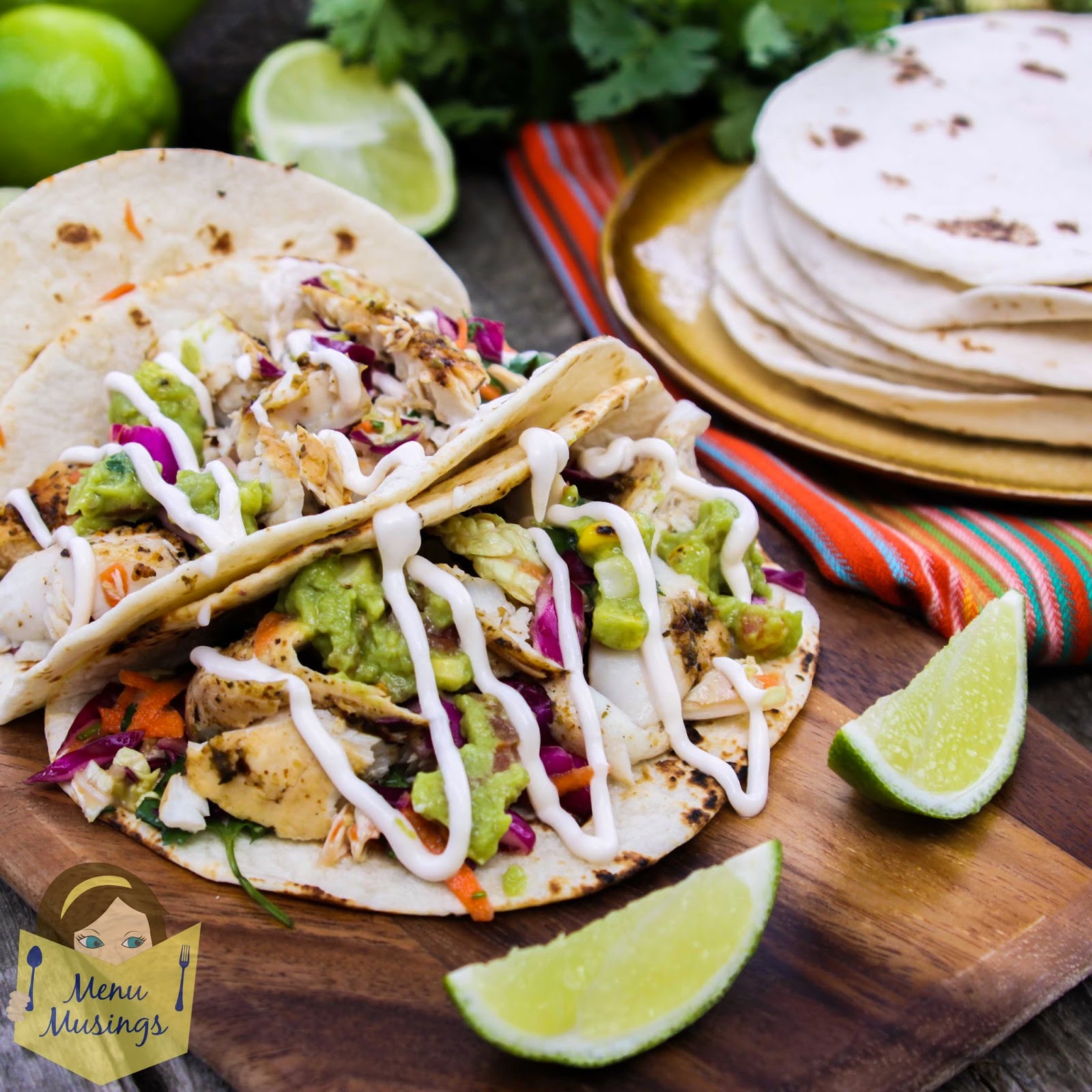 Menu Musings of a Modern American Mom Mojito Lime Mahi Mahi Tacos with