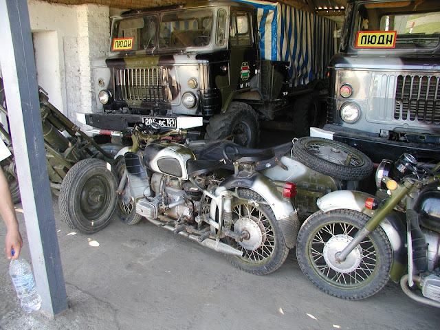 Tajikistan MOD Russian Made Ural Motorcycles