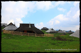 Las cabañas o batjes de Velica Planina