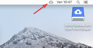Icona Google Drive su Mac Google Drive su Mac
