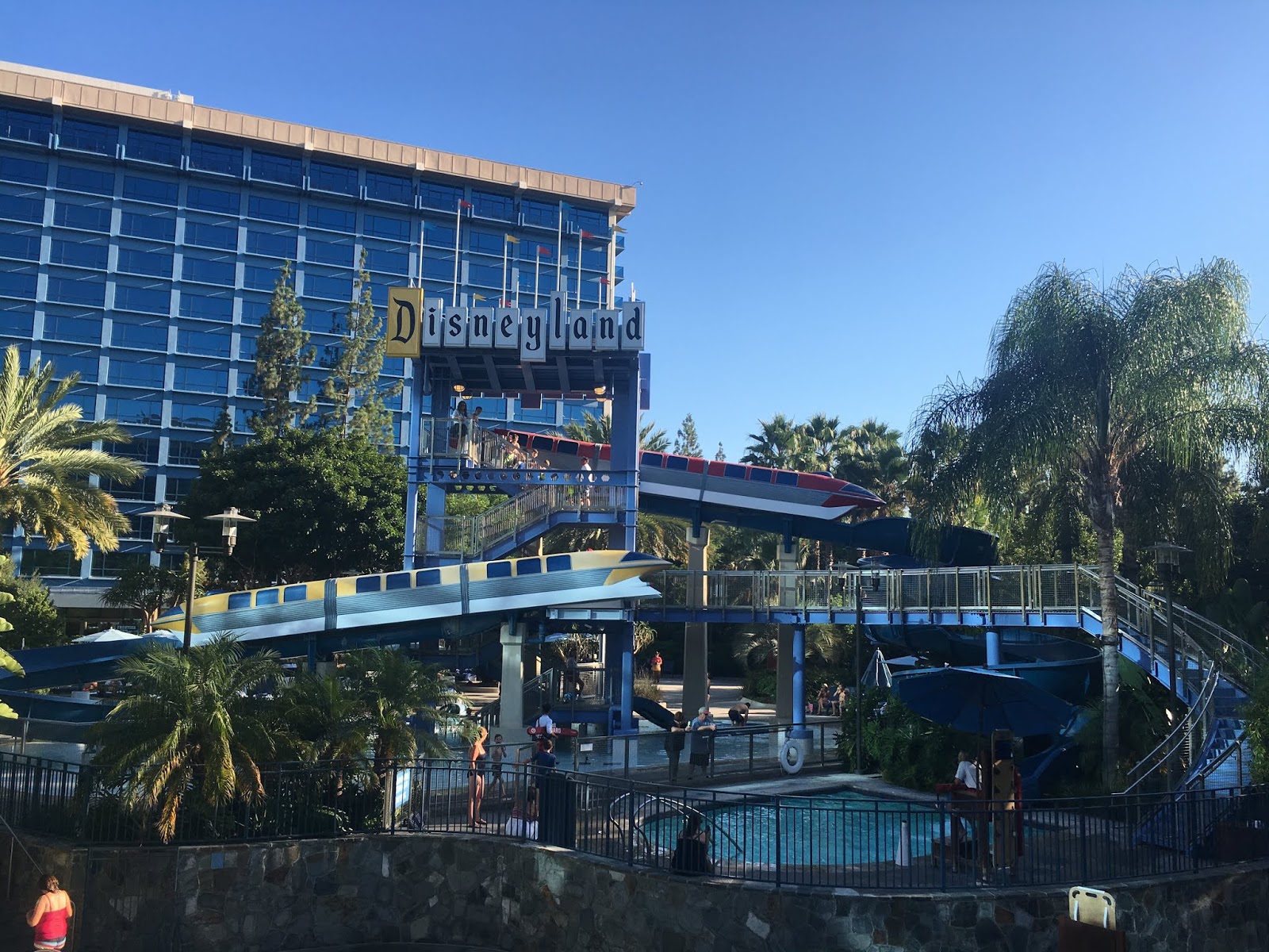 Disneyland Hotel Pool Complex