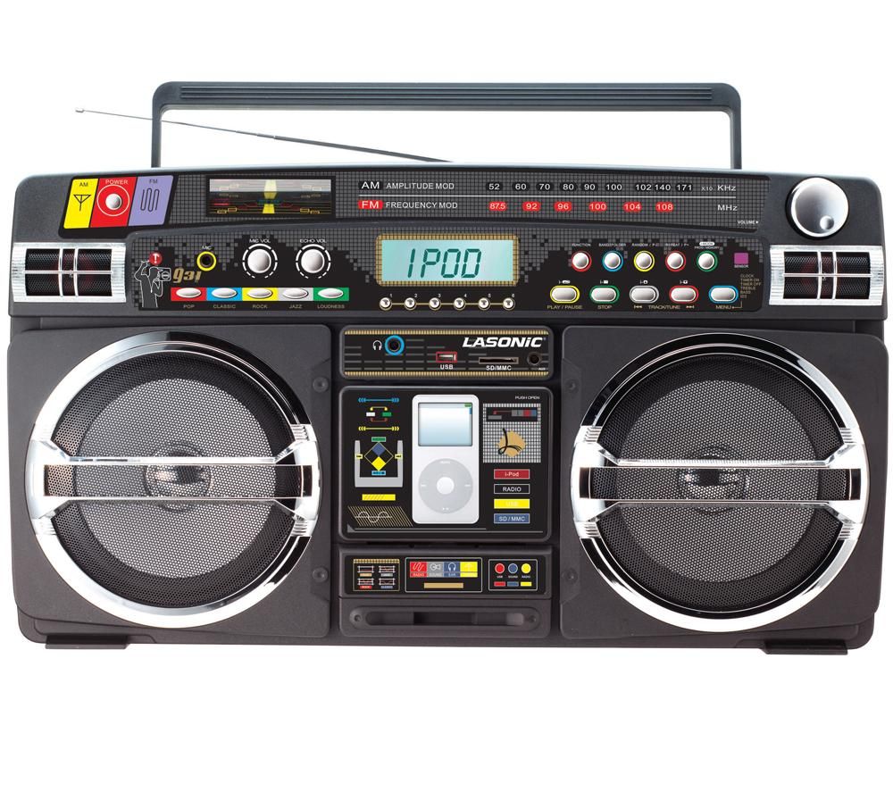The Supreme Plate The Lasonic I931 Boombox, A Blast From The Past