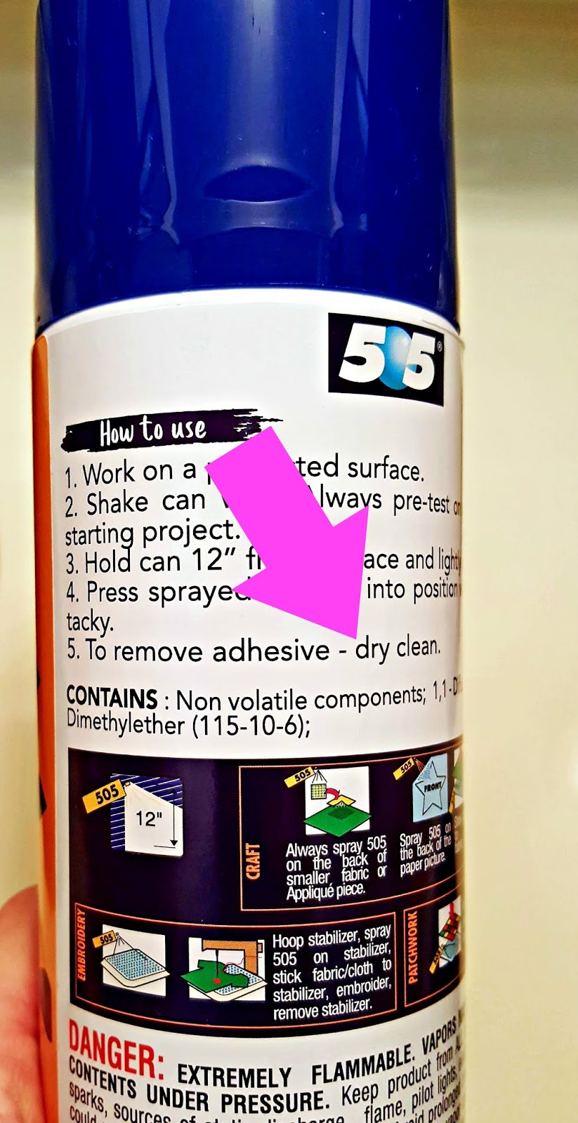 FLY AWAY HOME Odif 505 Temporary Adhesive spray