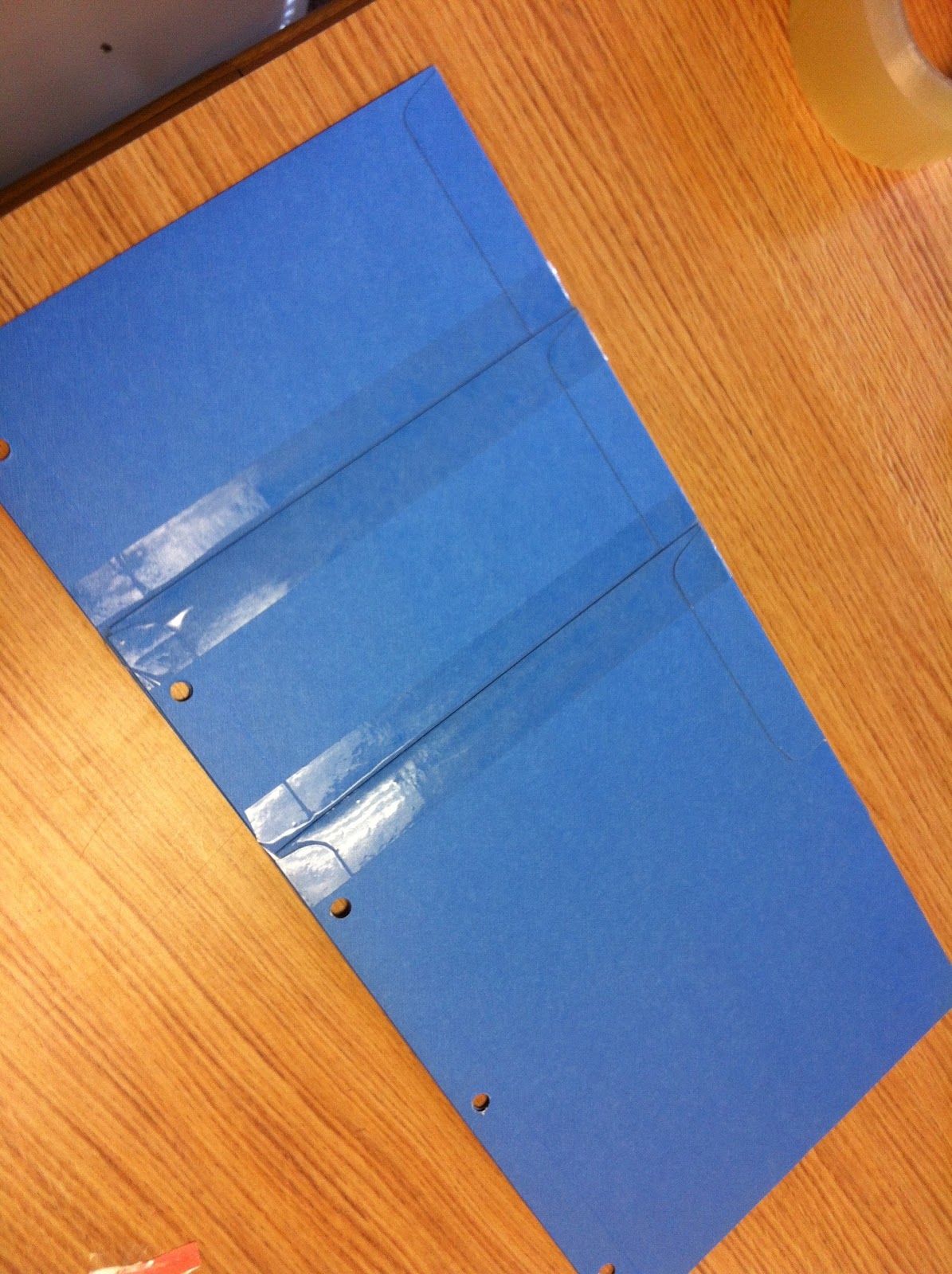 Axis Of Reflection File folders, duct tape, and scissors. Oh my!