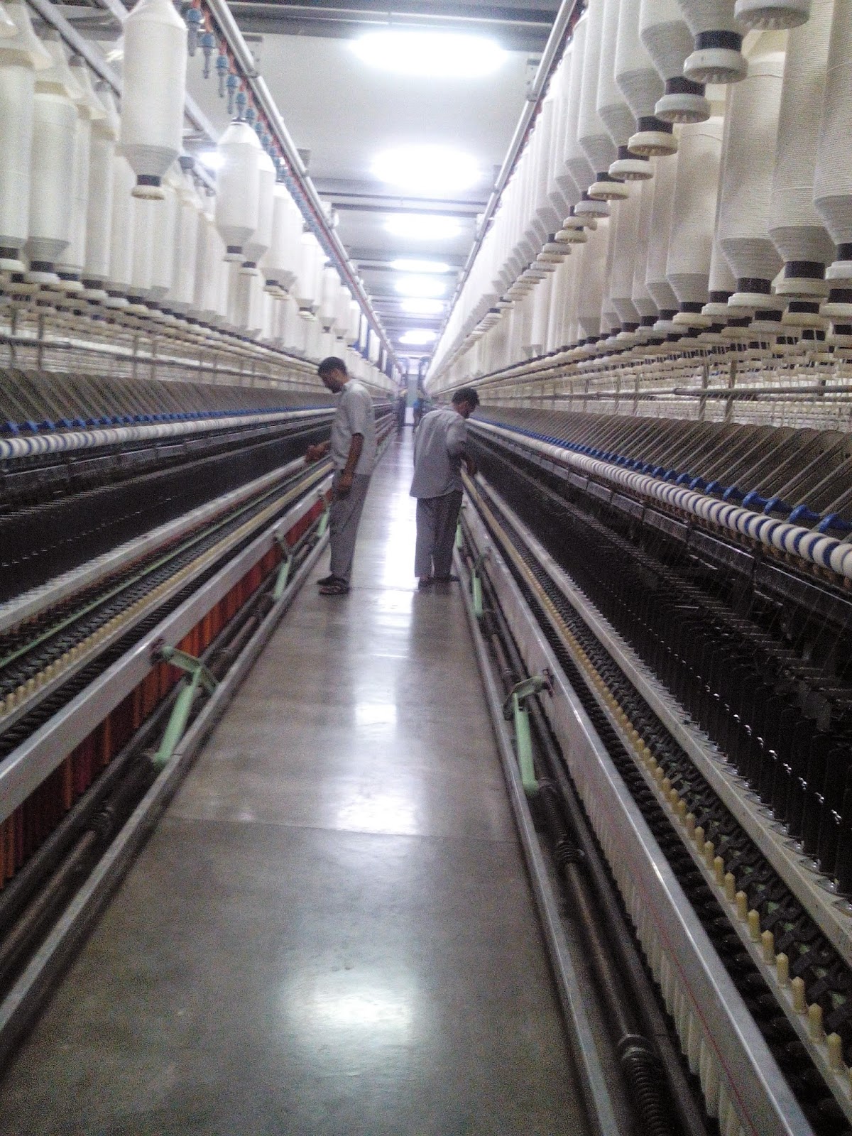 UETian Blogger Study tour of AA Spinning Mill Faisalabad