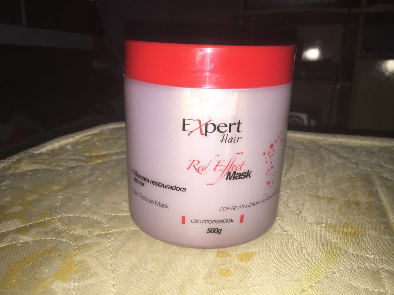 Vivi Make e Moda Resenha da Máscara Expert Hair Red Effect Mask.