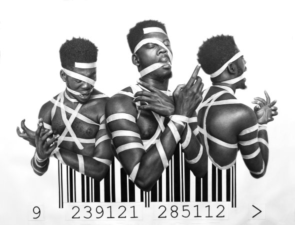 Os incríveis desenhos hiper-realistas a lápis de Arinze Stanley Arinze Stanley arte desenhos hiper-realistas preto e branco lápis negros sociedade