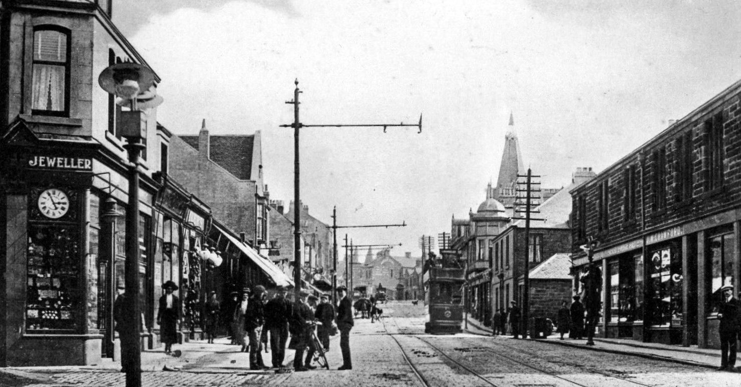 Tour Scotland Photographs Old Photographs High Street Cowdenbeath Fife
