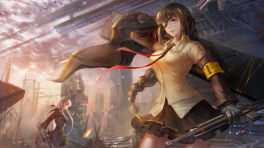 Anime, Girls Frontline, M16A1, 4K, #6.1098