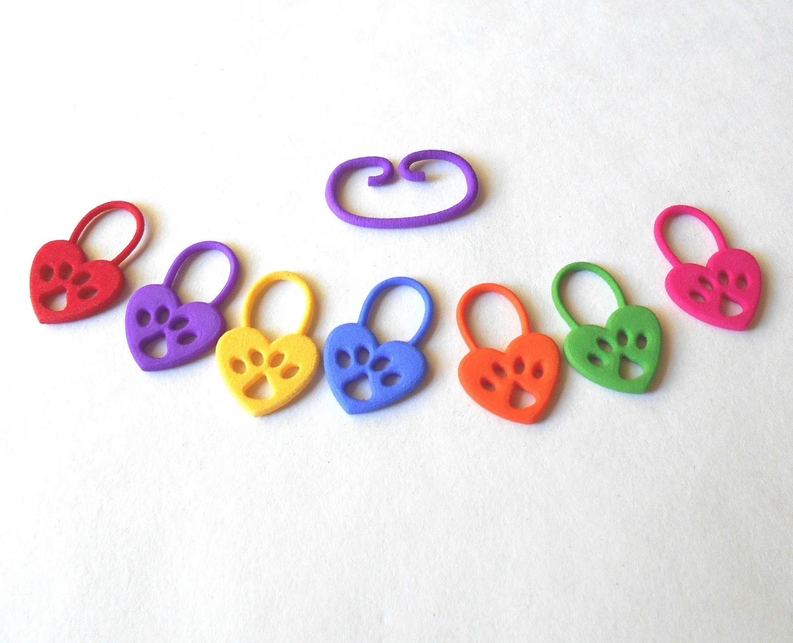 Binding Off New 3D Printed Stitch Markers