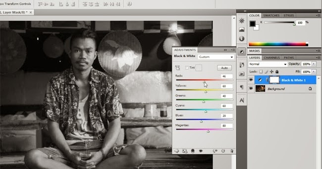 Cara Merubah Foto Berwarna Menjadi Hitam Putih Dan Sepia Fotografi Pemula Widiyanata Blog