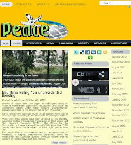 peacenewspaper أول موقع وصحيفة ناطقة بلاجليزية في موريتانيا