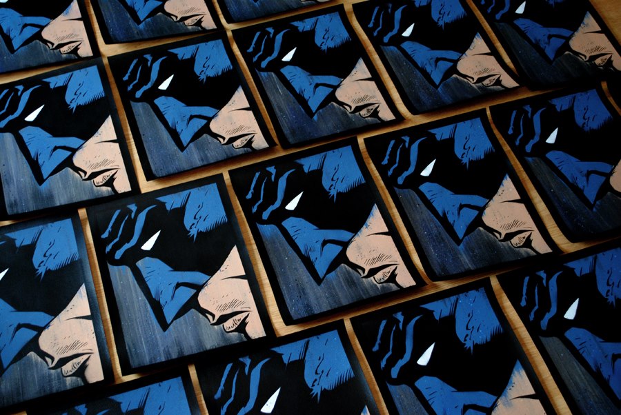 The Dork Review Rob's Room Batman & Joker Hand Painted with Acrylics