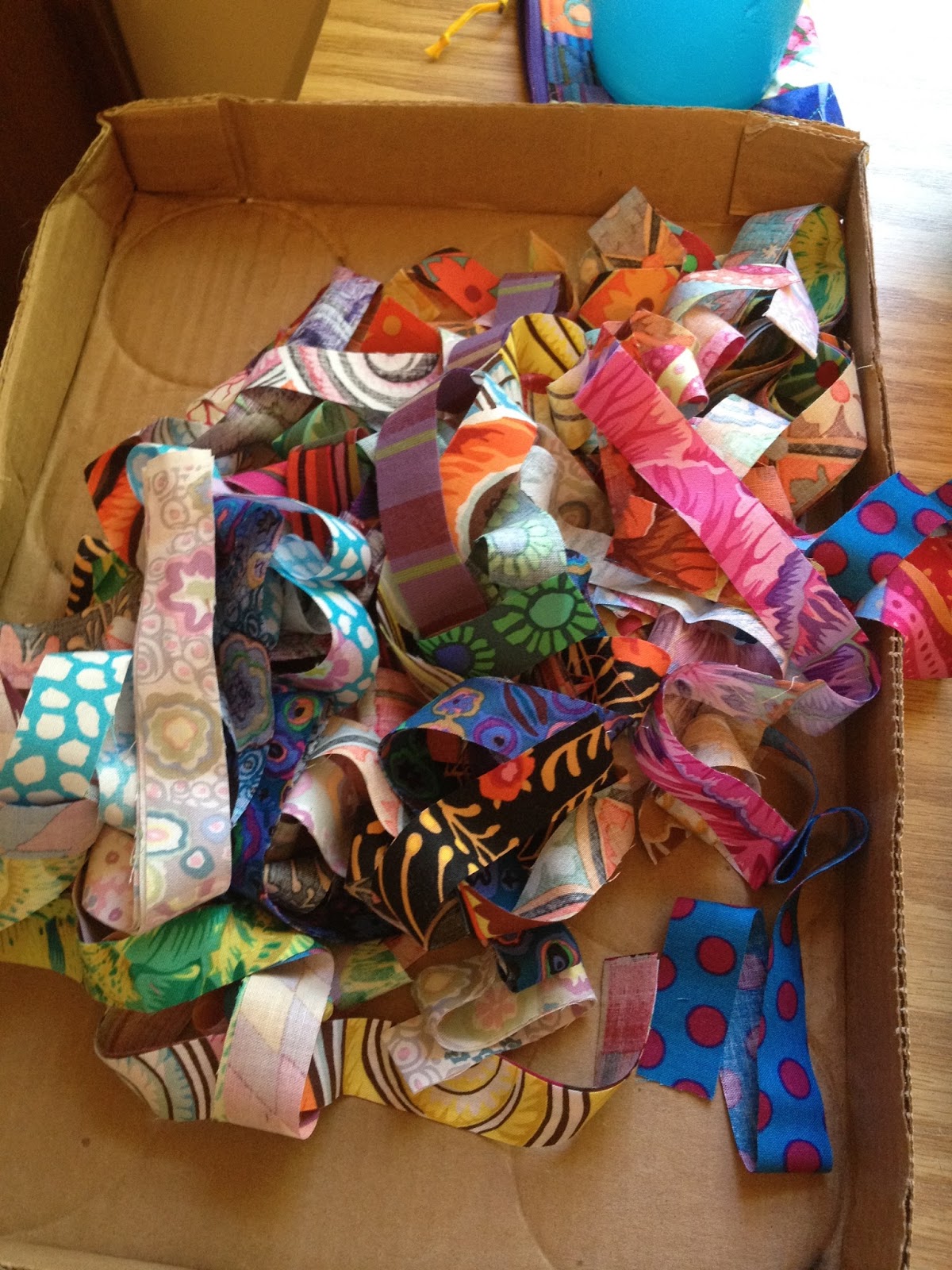 Susan's Quilt Creations Fabric Wrapped Clothesline Basket