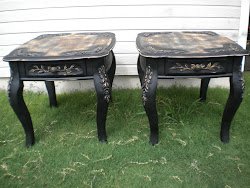 carved night stands...SOLD