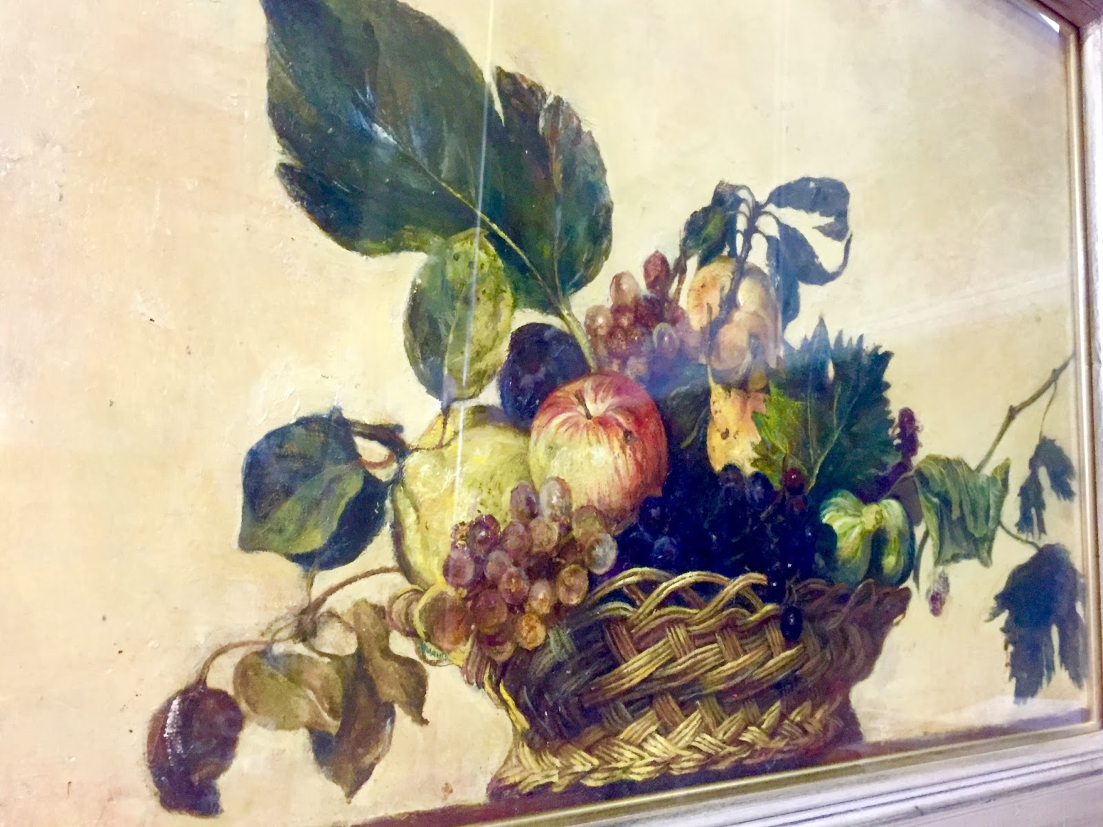 水彩画 カラヴァッジォの静物画の模写