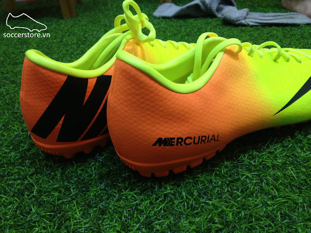 Nike Mercurial Victory IV TF Volt- Black- Citrus_ Vitamin C