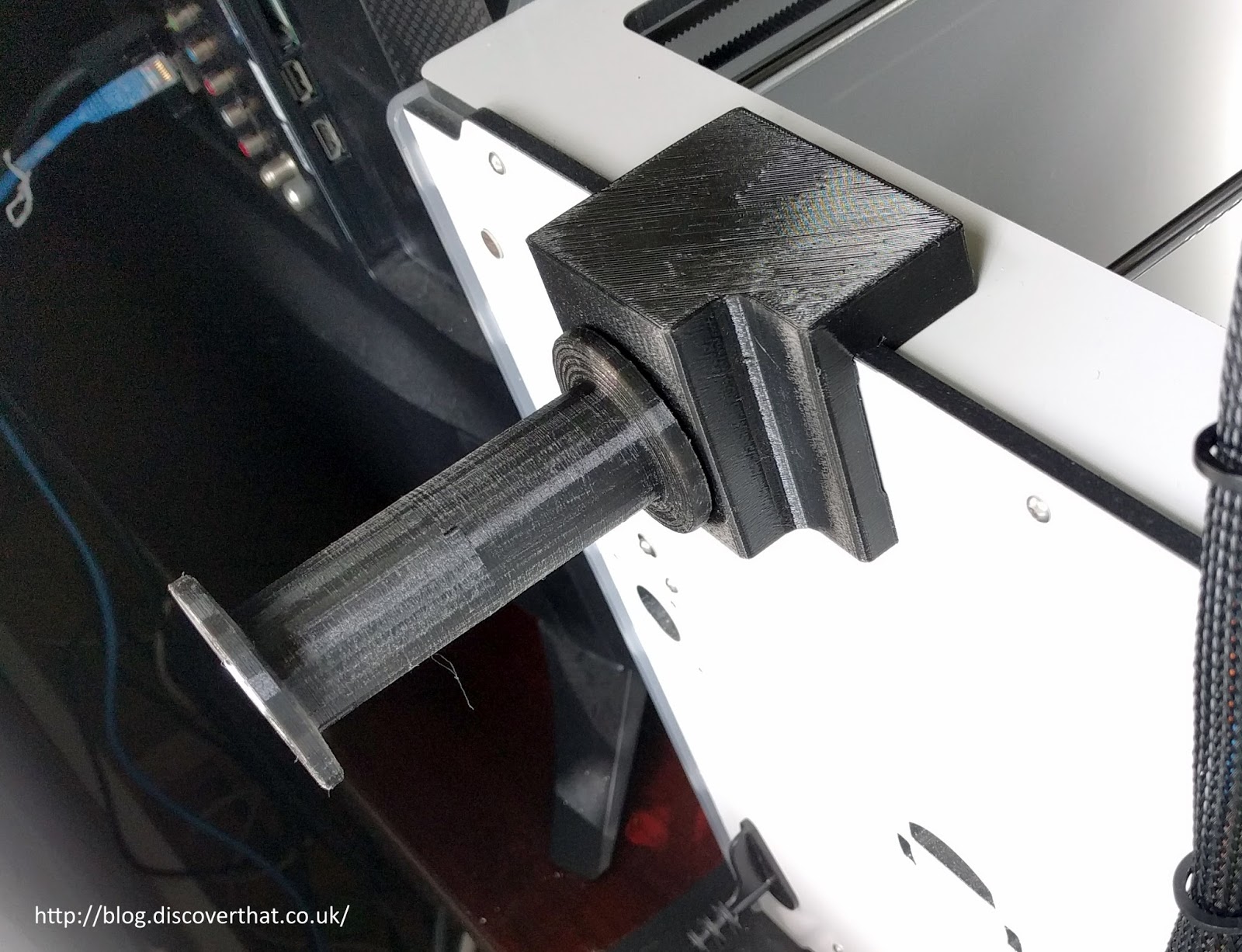 DiscoverThat Journal Filament spool spindle