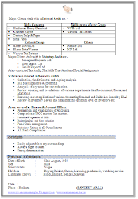 Over 10000 CV and Resume Samples with Free Download: Resume Format Free