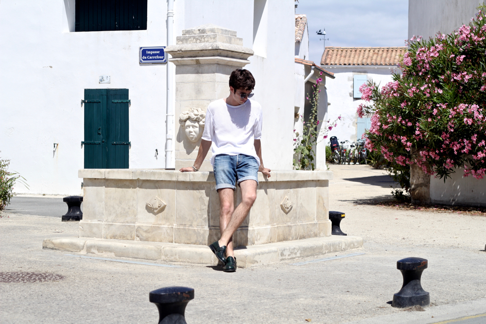 BLOG-MODE-HOMME-VOYAGE-STYLE_ile-de-ré-charente-maritime-evasion-vacances-weekend-frescobol-psg-brasil-saopaulo-plage-visiofacotry-dior-homme-204S-short-diy-levis-dries-van-noten-mocassins-churchs-bracelet