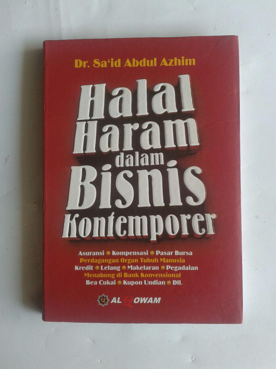 buku halal haram dalam bisnis kontemporer