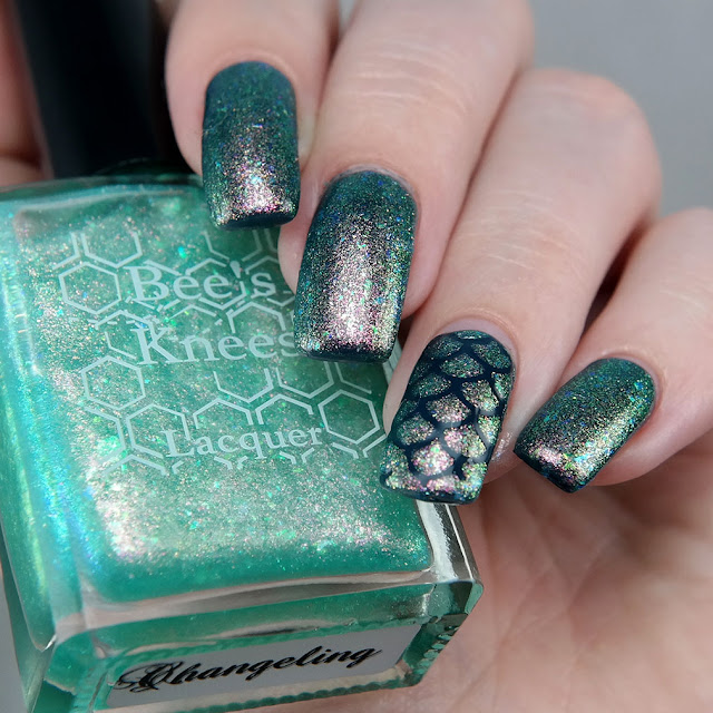 Bee's Knees Lacquer Changeling over Nightflyers