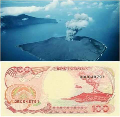 uang kertas indonesia 100 rupiah anak gunung krakatau uang kertas indonesia 100 rupiah anak gunung krakatau