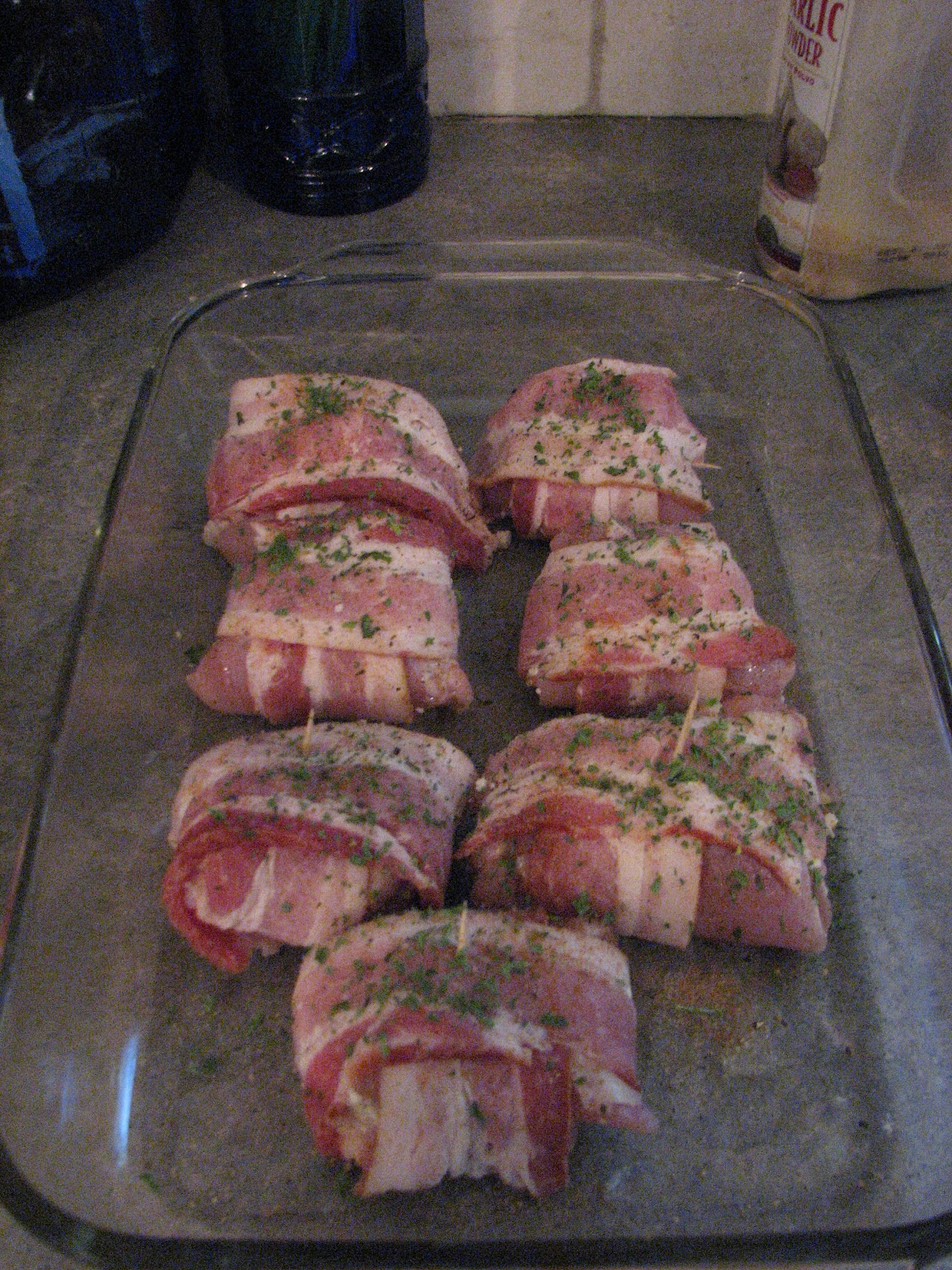Journey to Happy Blue Cheese Bacon Wrapped Chicken