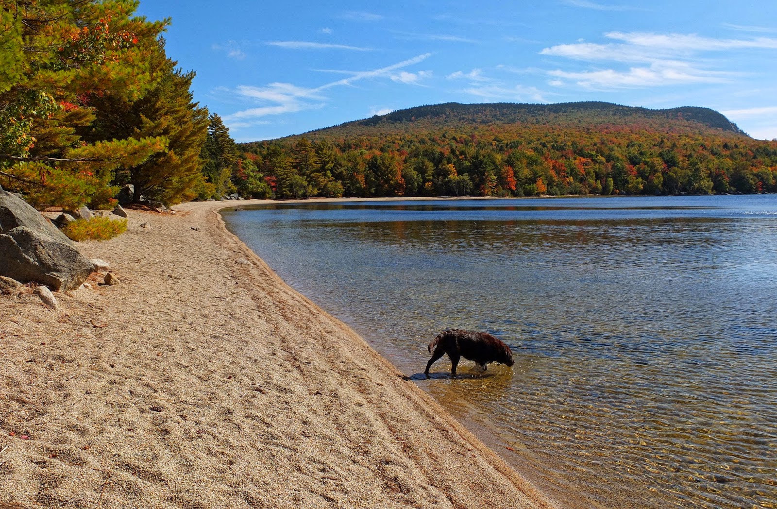 Hiking in Maine with Kelley 10/2/14 Donnell Pond