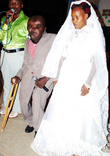 ugliest man in Uganda Godfrey Baguma Sebabi second wedding