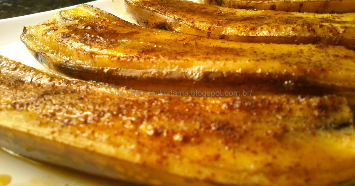 Banana assada com canela ~ Natalia Kodama - nutricionista