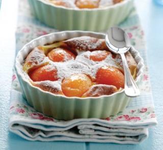 French Food Friday - Apricot-Almond Clafouti