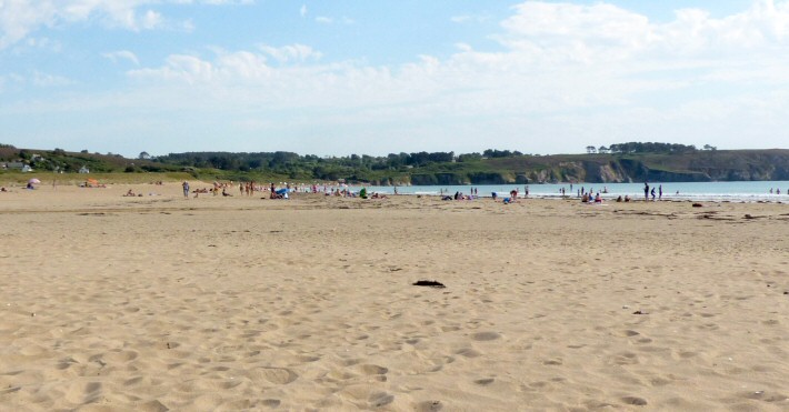 La plage de Goulien La plage de Goulien