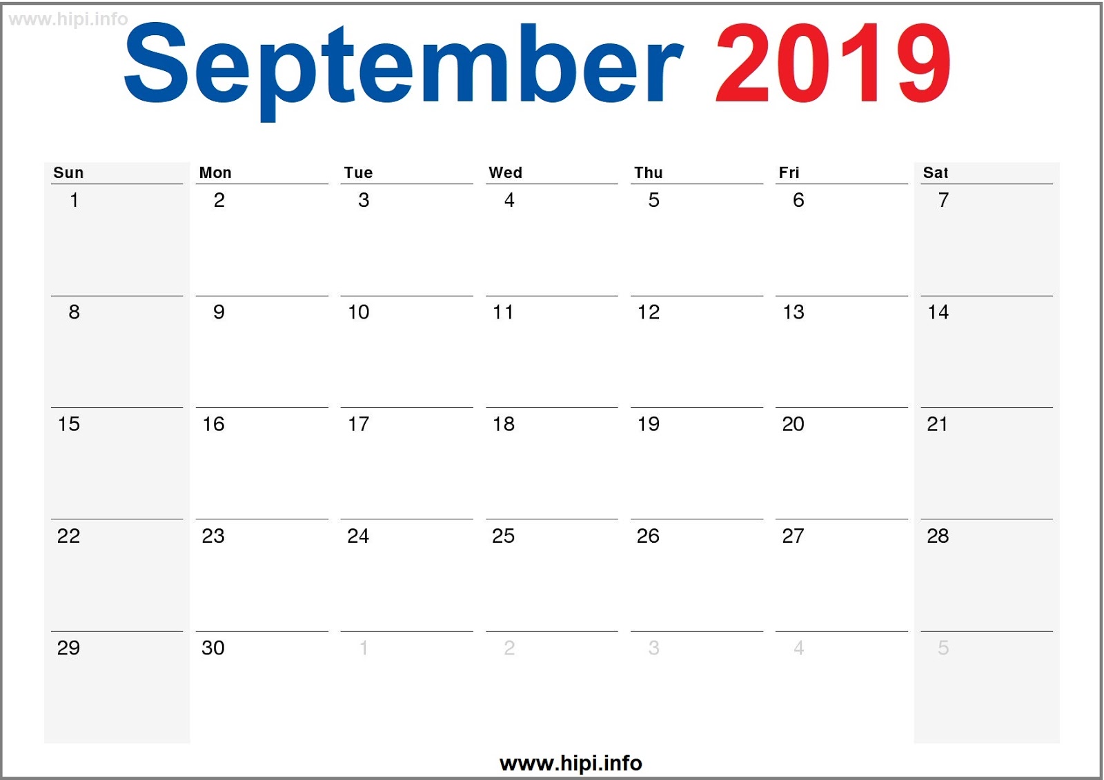 Twitter Headers / Fb Handles / Wallpapers / Calendars photo about Printable Monthly Calendar September known as Twitter Headers / Fb Addresses / Wallpapers / Calendars