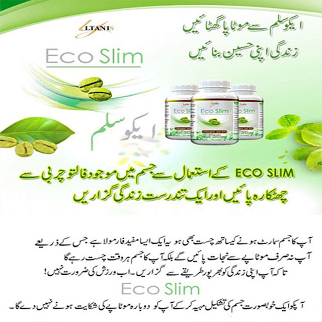 Eco Slim Weight Loss 30 Capsules Made By Malaysia in Lahore,Karachi