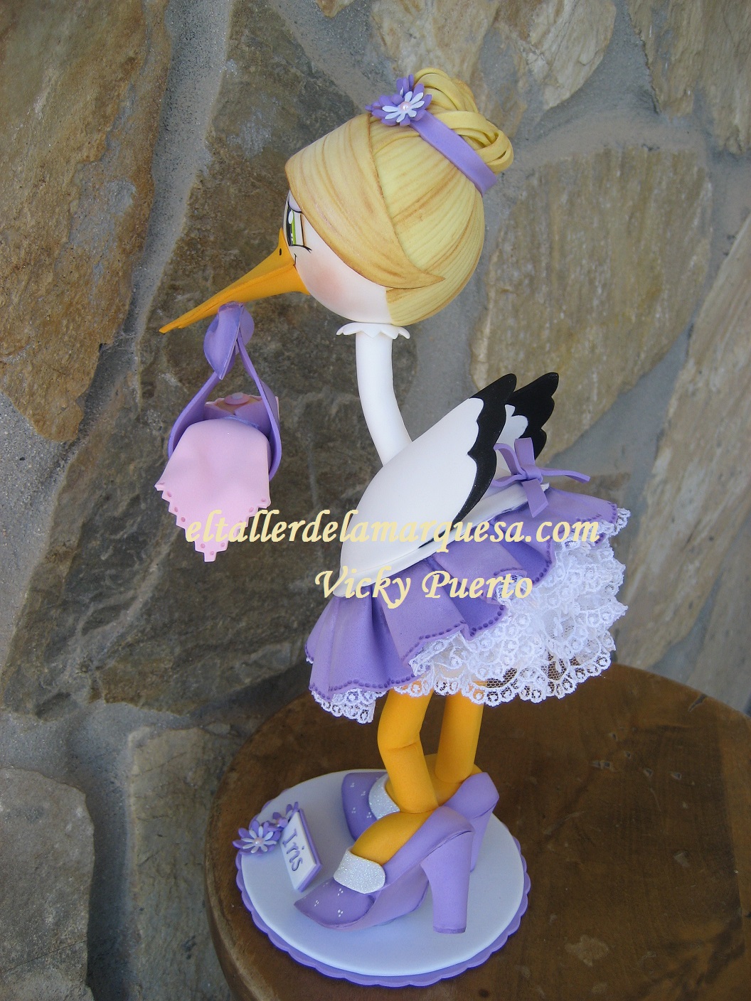 fofuchas para bautizo niña