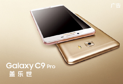Samsung Galaxy C9 Pro With 6GB of RAM, 6-Inch Display, Snapdragon 653 chipset, 16 MP selfie camera listed Online hours ahead of launch