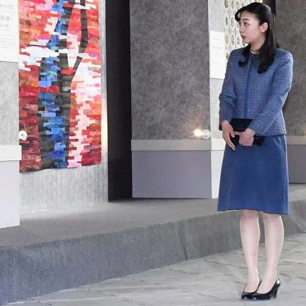 Princess Kako attended the opening ceremony of the 19th Tokyo International Great Quilt Festival at Tokyo Dome