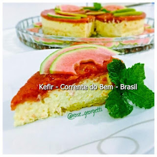 CHEESECAKE ROMEU E JULIETA COM KEFIR DE LEITE