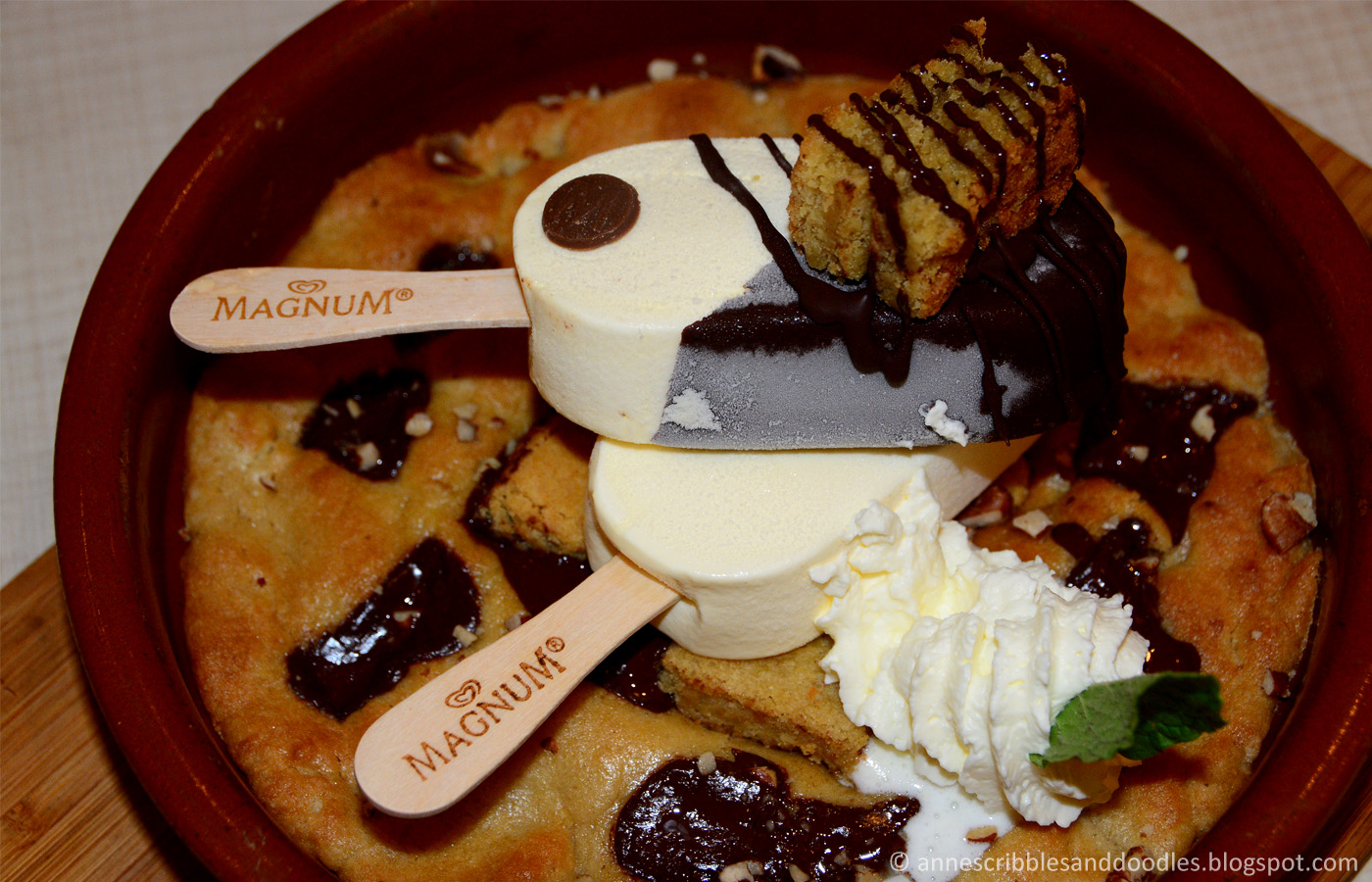 Magnum Manila: Special Dessert Menu (Cookie Dough Skillet)
