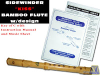 SPECIAL SIDEWINDER BAMBOO FLUTE KEY OF C