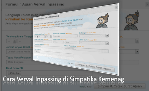 Cara Verval Inpassing di Simpatika Kemenag