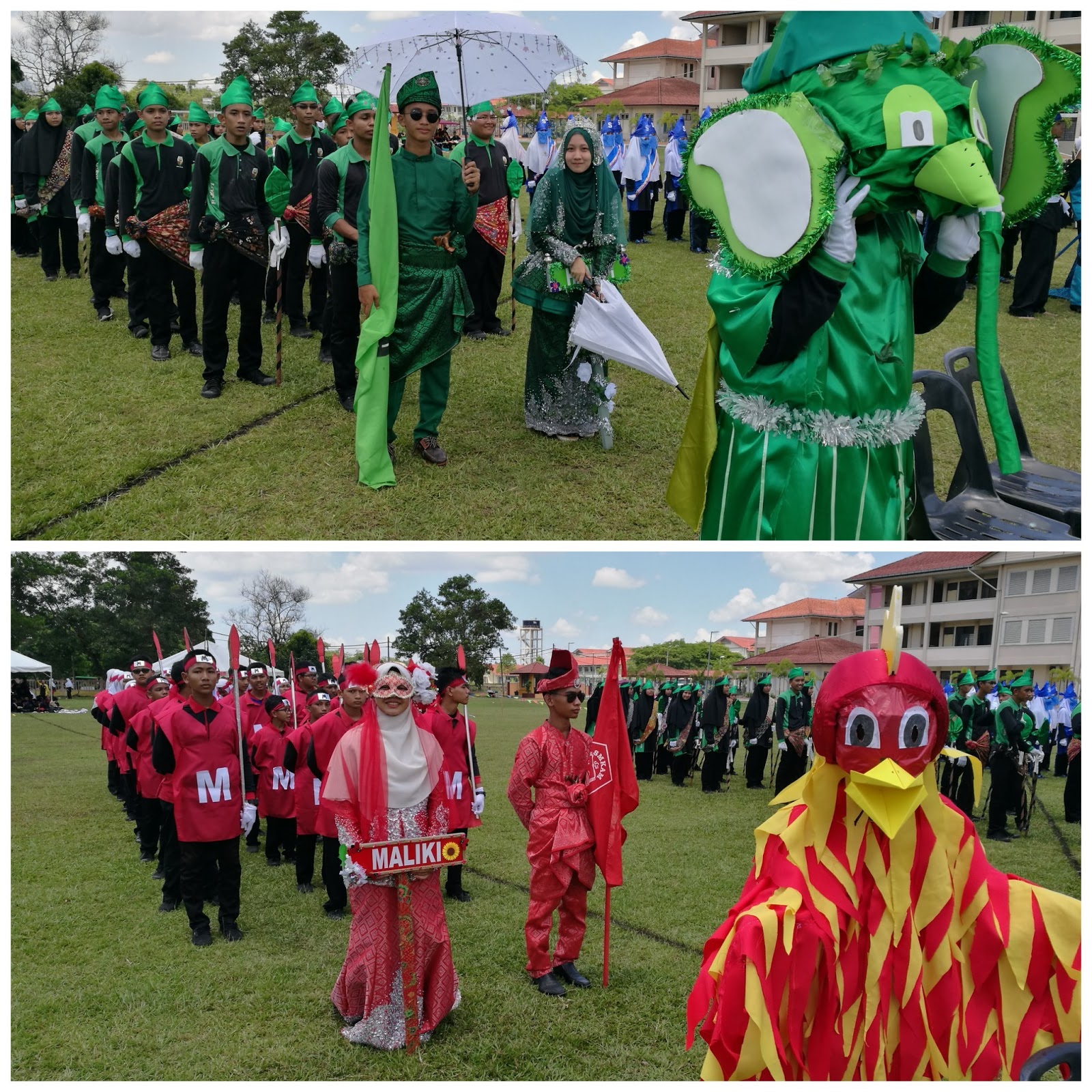 Perbarisan Rumah Merah Tema Haiwan - nerveploaty