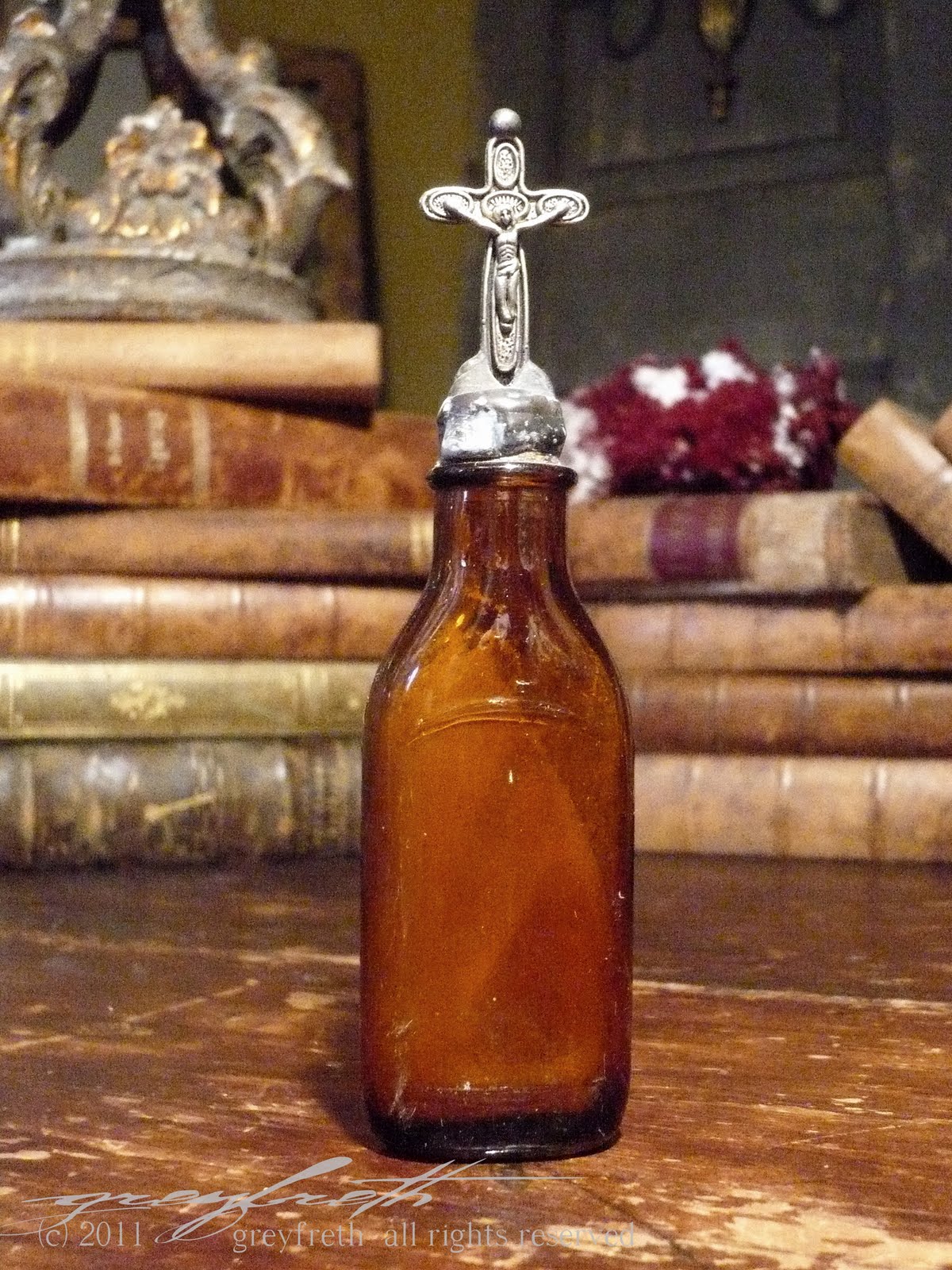 Greyfreth Cross Bottles--The Amber Collection--