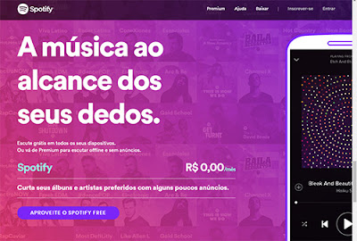 Spotify traz a amúsica ao alcance dos seus dedos Spotify traz a amúsica ao alcance dos seus dedos